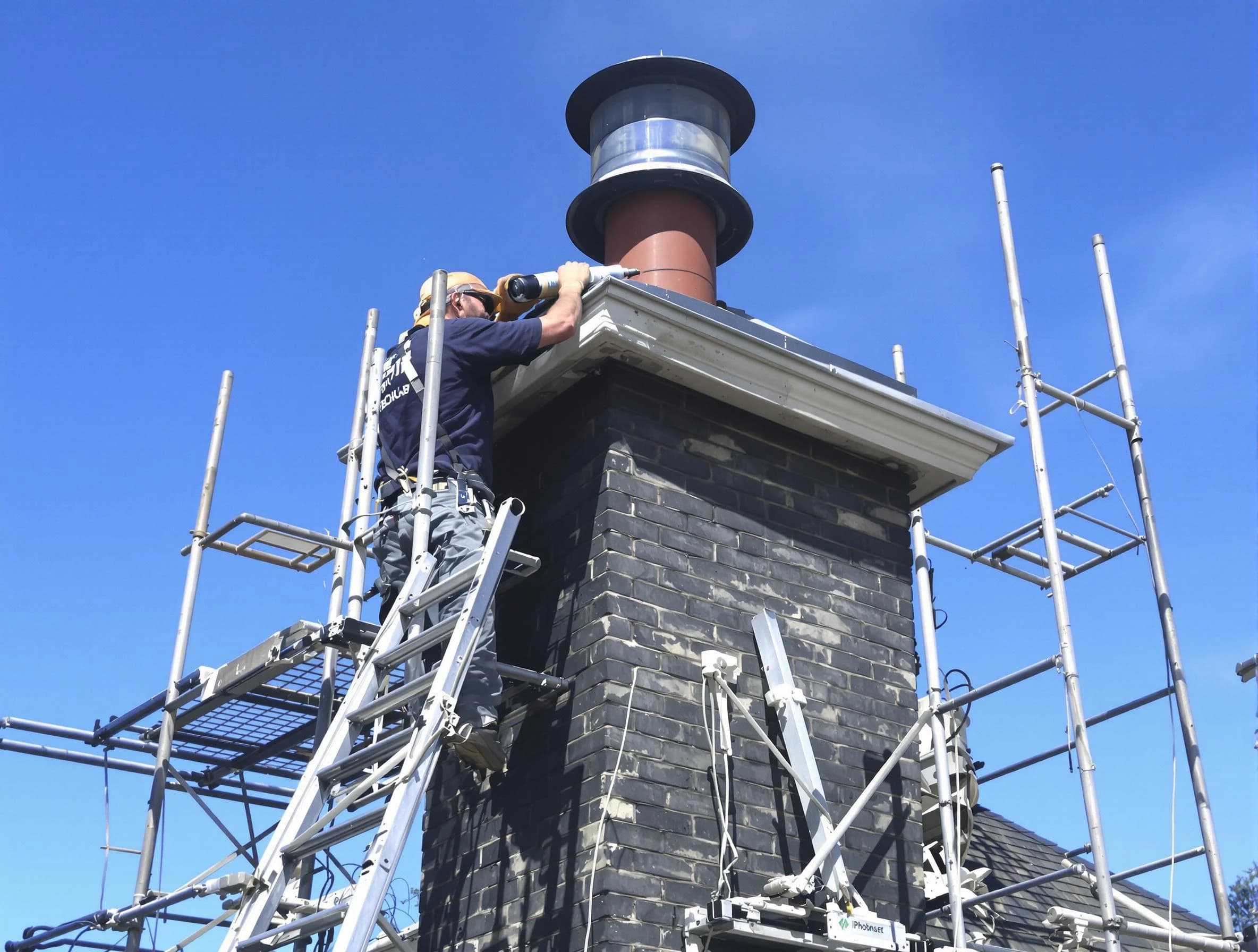 Sturdy chimney crown finished by Clay Chimney Sweep in Clay, AL