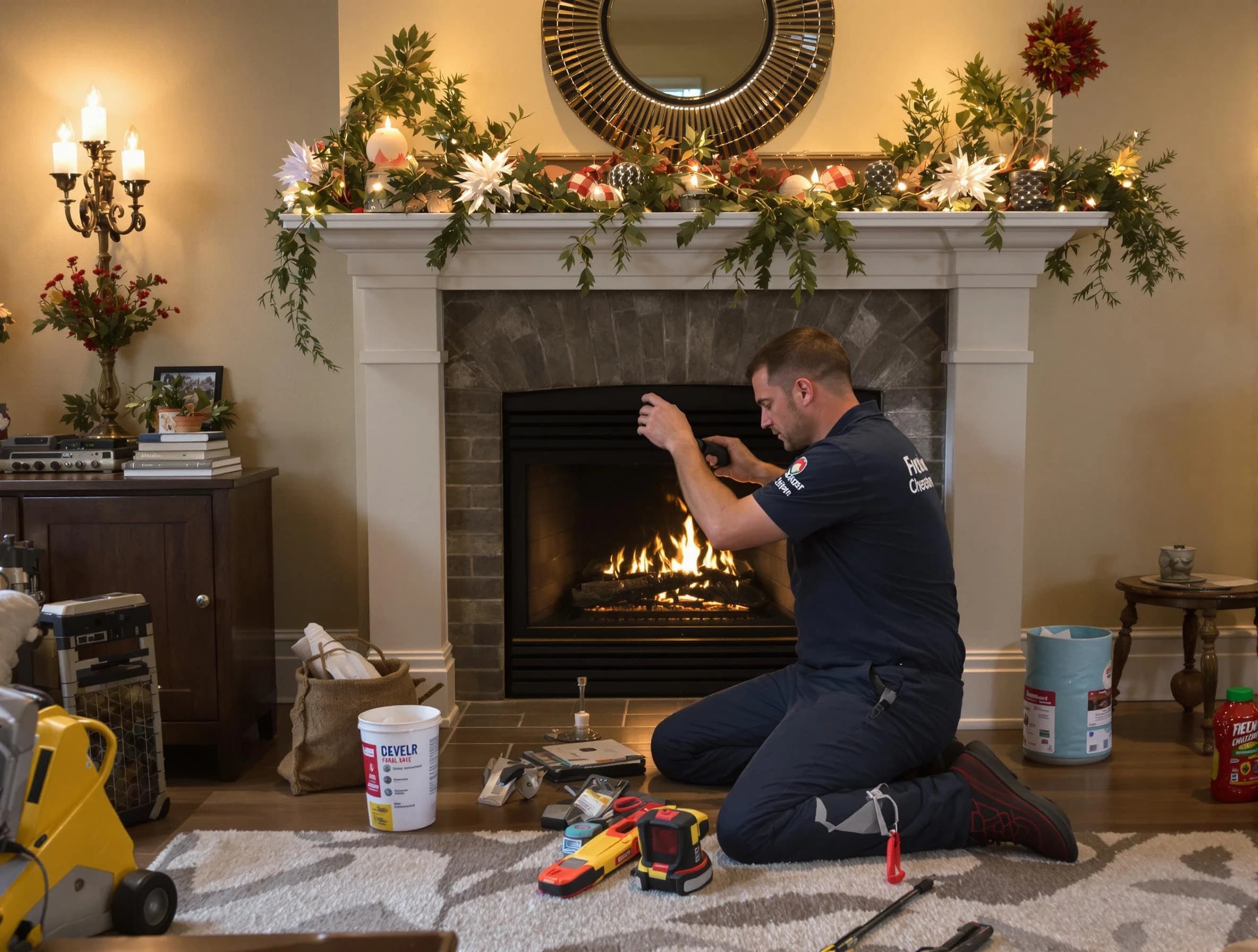 Clay Chimney Sweep offering fireplace maintenance services in Clay, AL