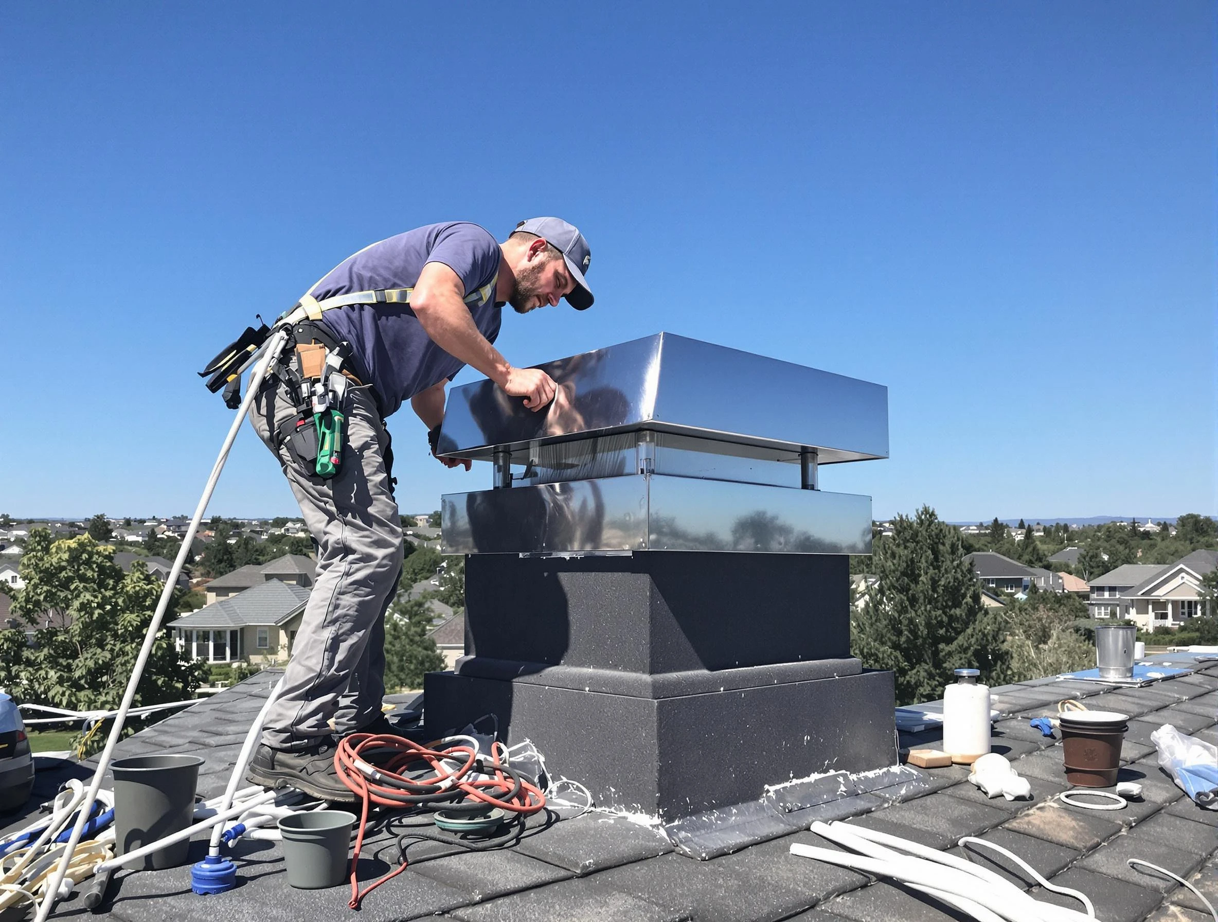 Chimney Cap Services in Clay