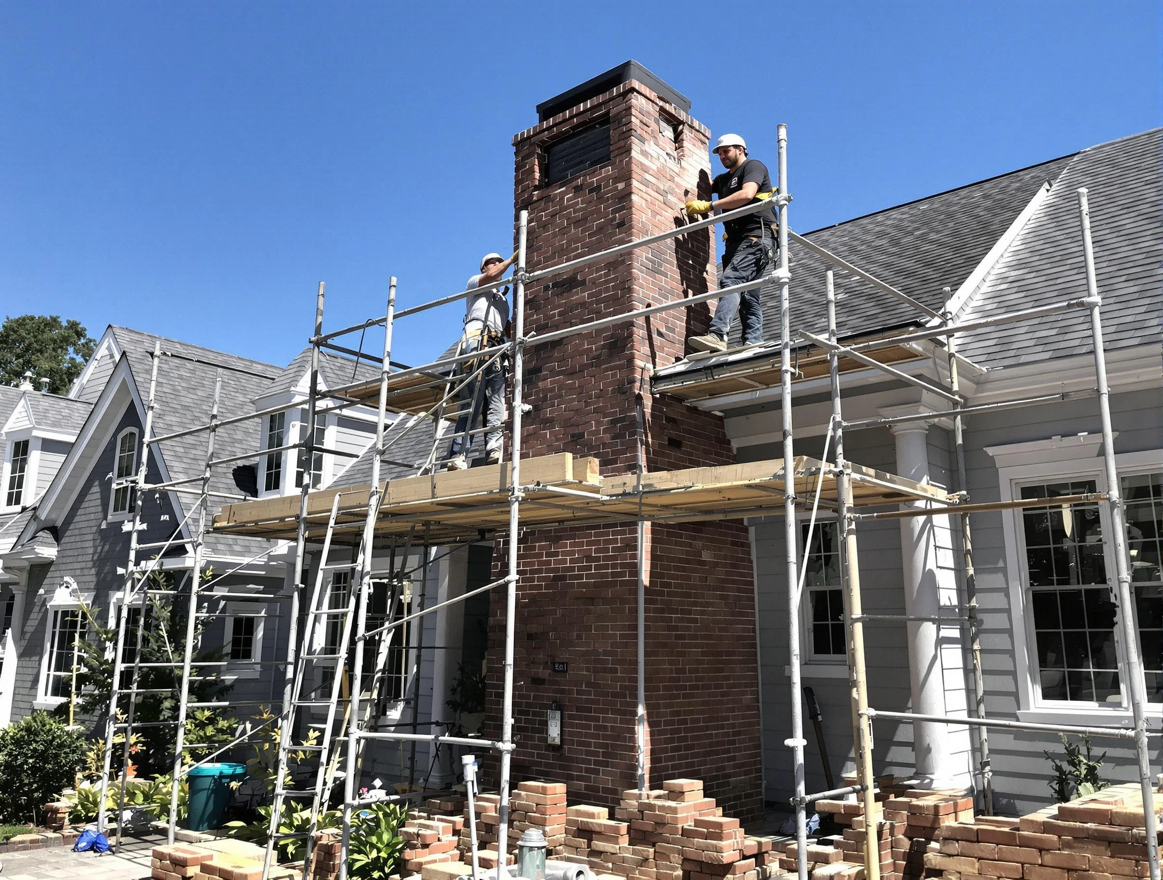 Chimney Rebuilding in Clay