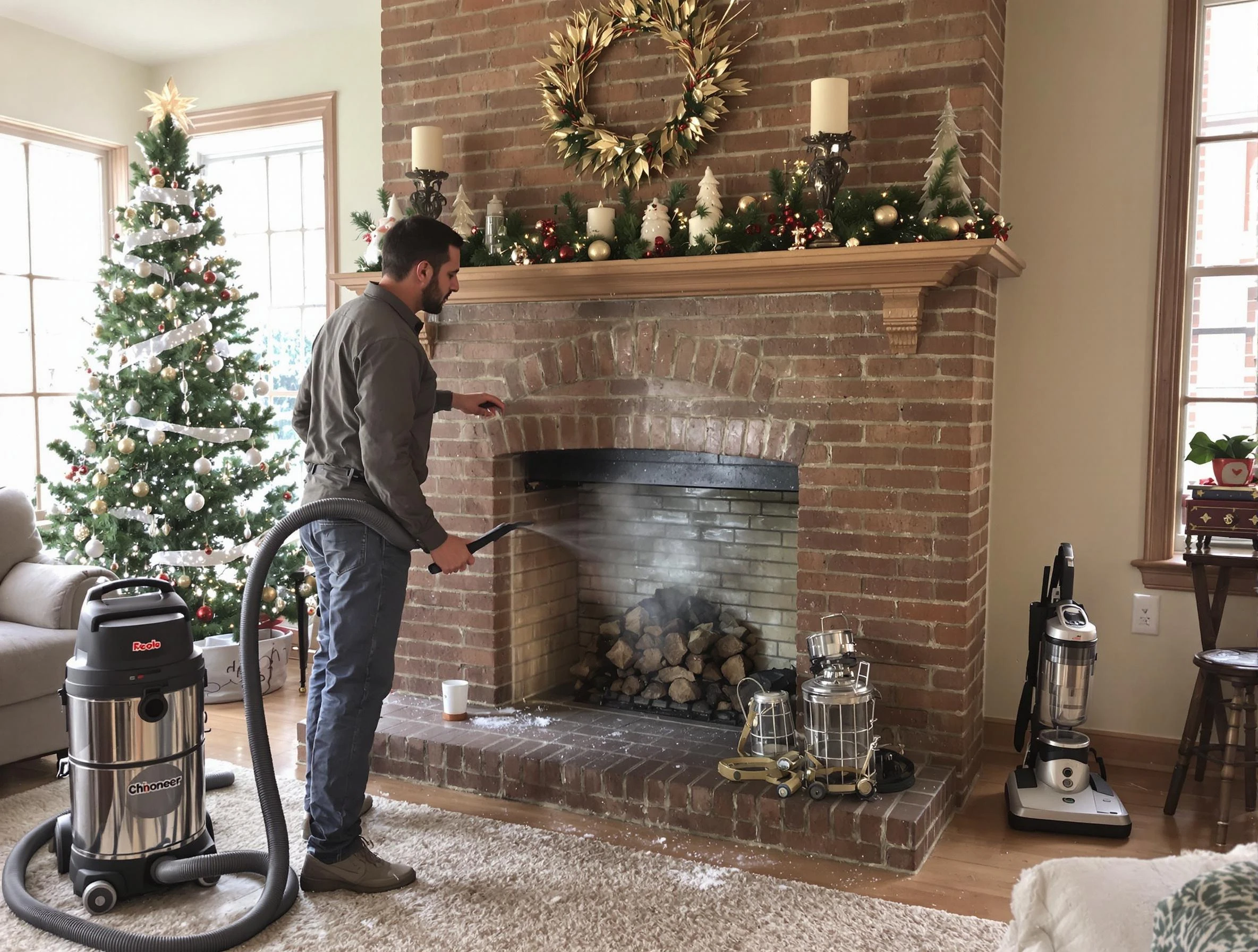 Fireplace Cleaning in Clay